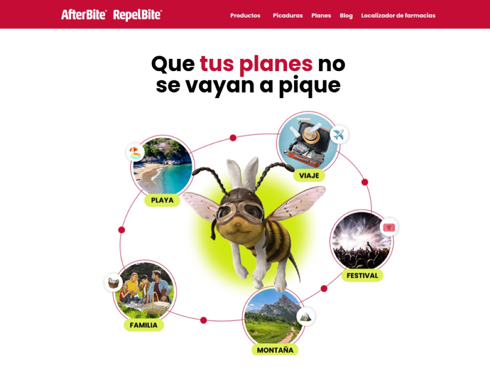 AfterBite. Corporate site aimed at conversion and a clear product message.