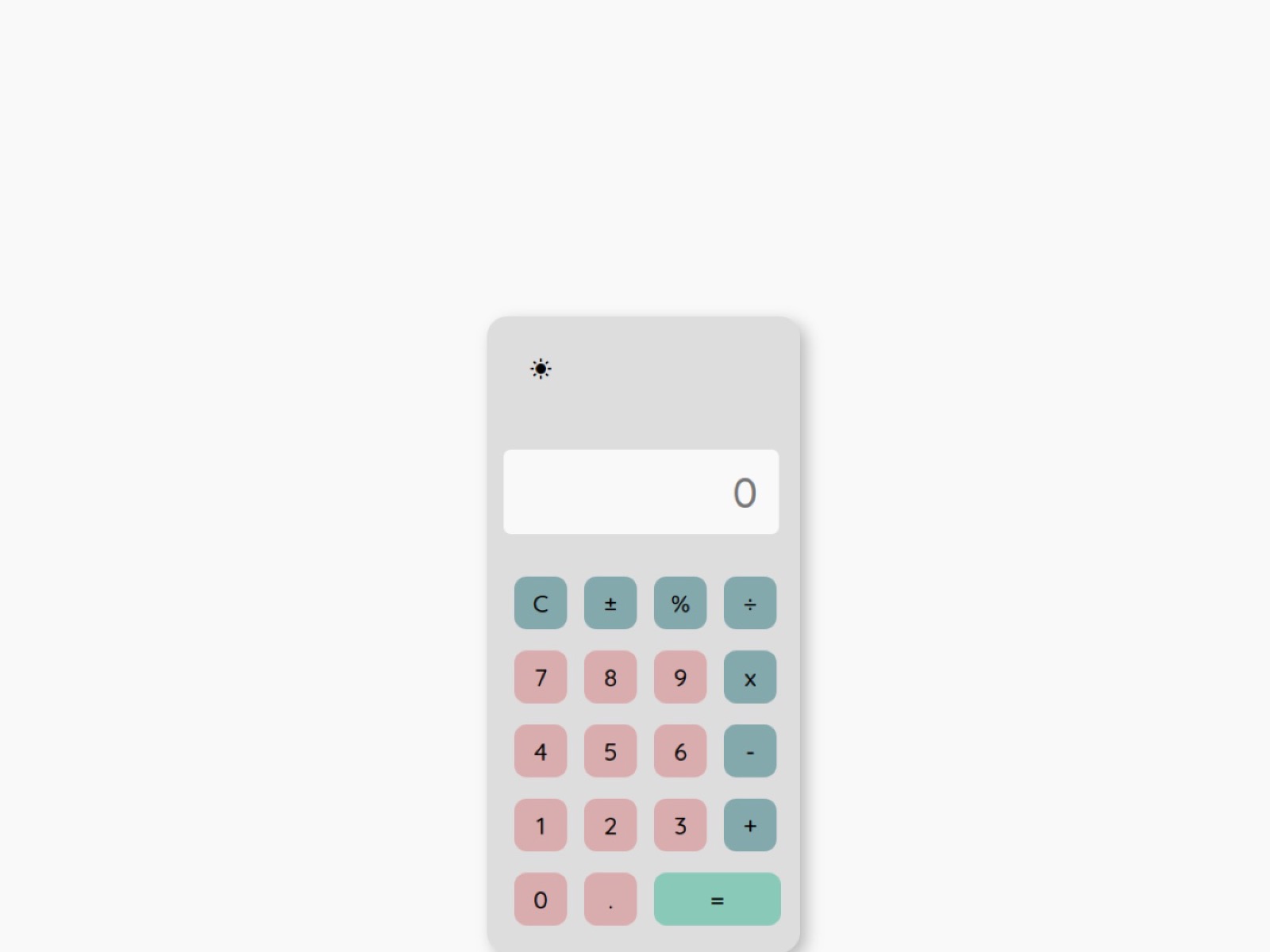 Calculadora. Interfaz interactiva con lógica en JavaScript y respuesta inmediata.